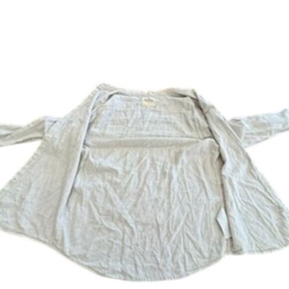 "HOLLISTER" Womens Button Up Linen Blend Top SZ S Cottagecore Praire Farm Core - Picture 3 of 9